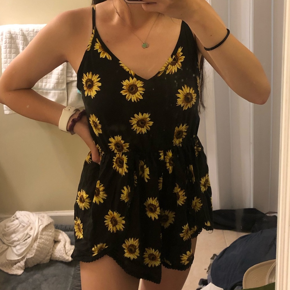 Sunflower romper